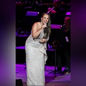 Stunning One-Shoulder Sequin Gown - Champagne Glam